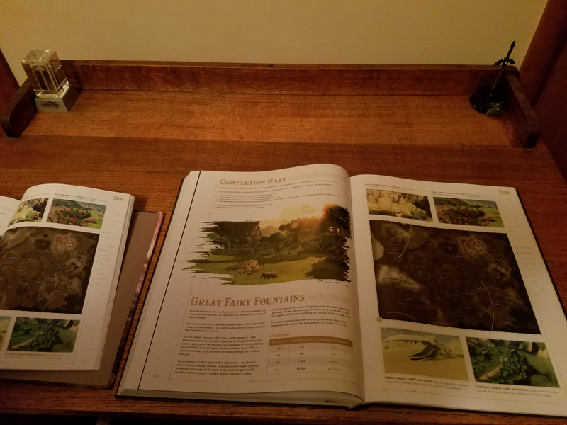 Maps, artwork, info. It’s all there, just bigger. The original guide isn’t exactly fine print already.